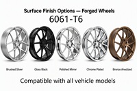 Rines Personalizados de Aluminio Forjado 6061-T6 Cromados de 17-24 Pulgadas 5x120 5x114.3 5x112 Cóncavos Profundos para Autos Apex VS-5RS Benz BMW Audi SUV Ford