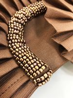 Robe de soirée marron décontractée pour femme, grande taille, style épaules dénudées, du fabricant