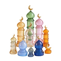 Fabricant en vente directe de décorations de fêtes du Moyen-Orient, châteaux et tours en verre soufflé de style bohème arabe