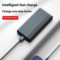 Chargeur de batterie 10000 mAh fourni par le fabricant, avec logo personnalisé imprimé, batterie externe 20 W, entrée Micro USB