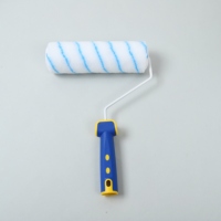 Fabricant chinois de brosses à rouleaux en polyester de qualité industrielle et DIY pour la peinture des murs et des maisons, application de mastic