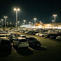 Projecteur LED à mât haut de 400W, étanche IP66, galvanisé à chaud, 18m-22m, pour éclairage extérieur de sites miniers