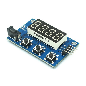 HX711 เซ็นเซอร์วัดน้ำหนักโมดูลจอแสดงผลดิจิตอล 3461AS1-7.3 ปุ่มควบคุม 3-5V อินพุตสำหรับการวัดขนาดอิเล็กทรอนิกส์ - Product Image 1