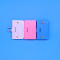 Adaptateur de prise murale ultra-mince 3 voies, mini-prise d'alimentation intérieure pivotante à 2 broches, rallonge de prise US