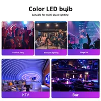 Ampoules LED E27 colorées 5W 7W 9W Économie d'énergie Rouge Rose Jaune Bleu Violet Orange pour décor d'atmosphère de vacances résidentielles