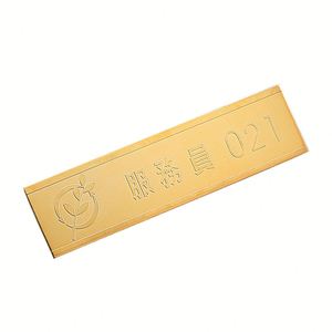 ป้ายชื่อโลหะตัดด้วยเลเซอร์แบบกำหนดเอง ป้ายชื่อโลหะสแตนเลส - Product Image 2