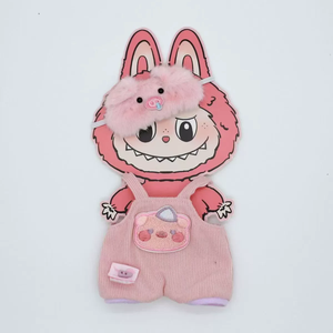 La bu bu Boneca Roupas 17cm Plush Cartoon Acessórios La bu bu Pet Temático Boneca Roupas Bonecas Dress Up - Product Image 1