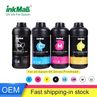 Encre 50 ml, légères odeur, UV, pour imprimante Epsn Dx 4 / 5 / 6/7, tête d'impression, pour papier PP, pour Film rétro-éclairé