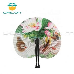 Décor chinois cadeau décoratif ventilateur Chic femme rond ventilateur de poche - Product Image 5