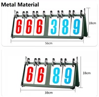Tableau de bord de haute qualité en PVC pour les jeux de sport Volleyball Football Badminton Basketball Compétition Tableau de pointage