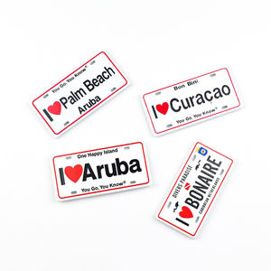 <span class=keywords><strong>Plaque</strong></span> d'immatriculation de voiture miniature en métal souvenir de Bonaire personnalisée <span class=keywords><strong>Aimant</strong></span> de réfrigérateur - Product Image 6