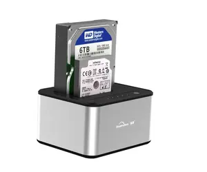 ספק כוח חיצוני 12v 3a usb3.0 כדי sata 2.5 3.5 כפולה hdd enסגירה עגינה 3.0