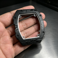 Montre mécanique squelette de luxe pour homme, boîtier tonneau en fibre de carbone, 67-02, montre automatique ultra-fine de haute qualité