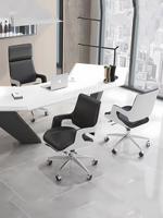 Fauteuil de bureau exécutif moderne en cuir PU à dossier haut, ergonomique et réglable, pivotant, pour usage domestique, bureau et hôtel - Vente en gros