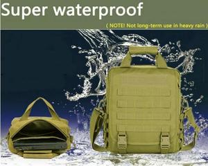 SB04 <b>Khaki</b> Tactical <b>Backpack</b> Handbag Messenger Inclined Shoulder Bag Outdoor Multi-function Tactical Waterproof Molle - Product Image 6