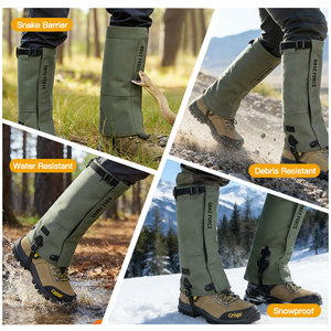 สนับแข้งผ้าแคนวาสรูปงูสำหรับป้องกันการกัด - Product Image 4