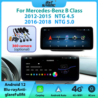 Pemutar Dvd Multimedia mobil sistem navigasi Gps mobil Android untuk Stereo mobil mercedes-benz B Class 2012-2014
