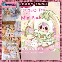 Mini sac lapin Macchiato Baby Three, pendentif en vinyle et peluche, boîte surprise, cadeau pour filles
