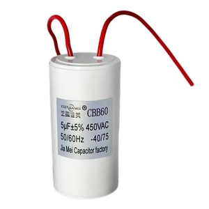 Fabricant de condensateur traitement personnalisé 32uf450V330V440VCBB60.CBB56CD60.CBB61 film/condensateur électrolytique - Product Image 3