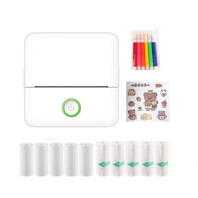 Tik Tok Hot Portable Thermal Printer Mini Impresora Paper Photo Pocket BT 58mm Memo Portable Label AI Photo Printer