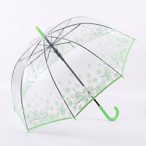 Nouvel Arrivage Parapluie Transparent à 8 Baleines en Fer Droit et Robuste, Promotion, Vente en Gros, Motif Personnalisé - Product Image 2