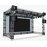 KKMark-pantalla Led personalizada para exteriores, sistema de techo con armazón de aluminio, para eventos de iluminación