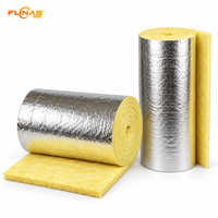 Panneau d'isolation thermique en laine de verre FUNAS 25 mm FSK avec feuille de protection, barrière contre la vapeur pour murs et plafonds