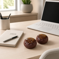 Nouveau jouet anti-stress en silicone souple en forme de chocolat fondant