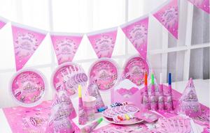 Artículos para Fiestas de Cumpleaños Infantiles, Decoración de Fantasía para Niñas, Accesorios para Fiestas de Princesas en Rosa Bebé - Product Image 4