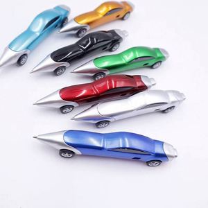 Creative Orange Racing Car Shape Ballpoint <b>Pen</b> Sports Promotional Fun Click <b>Pen</b> Rolling Wheels Cute Back-to-School Essential - Product Image 5