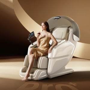 Riway 2026 Luxuriöser Ganzkörper-Shiatsu-Sessel 3D Zero Gravity Luxuriöser Kopfbügel-Entspannungs-Massagesessel mit Doppelbewegung - Product Image 6
