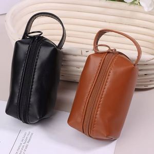 Portable Women Makeup Bag for Purse PU Cosmetic Bag Waterproof Toiletry <b>Mini</b> Lipstick Bag Cosmetic <b>Pouch</b> Travel - Product Image 4