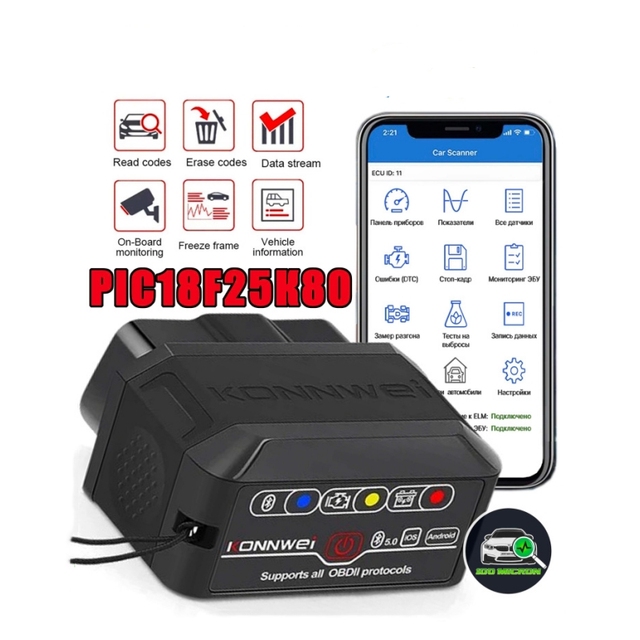 Affordable Scanner Automotriz KW906 Automotive Bluetooth 5.2 OBD2 EOBD ELM327 Code Reader for Android and IOS