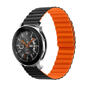 Cinturino per Orologio in Silicone Bicolore Magnetico Compatibile con <span class=keywords><strong>Huawei</strong></span> <span class=keywords><strong>GT2</strong></span>/S3, con Fasce da 20/22mm - Product Image 1