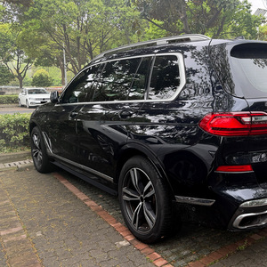Amp-Z Bmw X7 G07 M Sport 2019 Side Skirts And Spoiler Body <b>Kit</b> Piano Black Carbon Fiber Texture <b>Polished</b> Finish - Product Image 1
