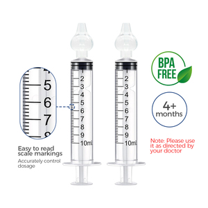 Type <span class=keywords><strong>de</strong></span> <span class=keywords><strong>seringue</strong></span> 10ml irrigateur <span class=keywords><strong>de</strong></span> <span class=keywords><strong>nettoyage</strong></span> du <span class=keywords><strong>nez</strong></span> pour bébé, boîte d'aspirateur Nasal en Silicone PP emballage - Product Image 5