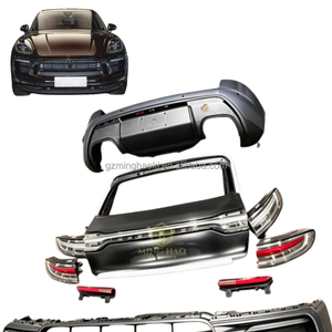 Actualiza el modelo antiguo con el kit de carrocería, faros y luces traseras del 2025. Parachoques para <span class=keywords><strong>Porsche</strong></span> <span class=keywords><strong>Macan</strong></span>, capó del motor Maca 95B - Product Image 5