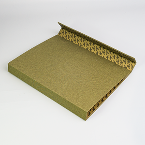 Porte-documents en tissu de lin personnalisé avec anneaux métalliques, classeur de luxe en lin avec mécanisme de reliure métallique - Product Image 3