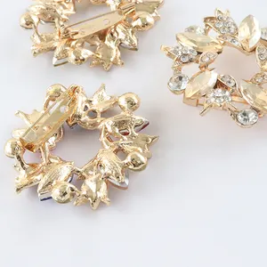 Solidowhied – Broche Vintage en diamant, bijoux de mode, Broche à fleurs et broches pour vêtements de noël, en alliage de Zinc, 5000 pièces