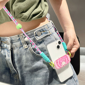 Vigreat Ultra chiaro acrilico personalizzato personaggio Anime campione gratuito premio Tie Dye Design acrilico porta telefono acrilico - Product Image 6