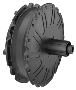 Moteur électrique de vélo à engrenages de <span class=keywords><strong>roue</strong></span> arrière à grande vitesse 48V 36V-60V sans brosse à travers le moyeu d'essieu <span class=keywords><strong>avec</strong></span> frein à disque pour Ebike - Product Image 1