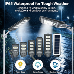 High Efficiency Integrated LED <b>Solar</b> <b>Street</b> <b>Light</b> IP67 Waterproof 100W Dusk Sensor Outdoor <b>Solar</b> <b>Street</b> Lamp for Courtyard - Product Image 3
