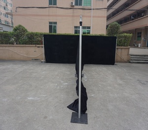 <b>Adjustable</b> 3-23ft Height Portable Pipe Drape Backdrop or Room Divider Kit for Weddings Events - Product Image 2