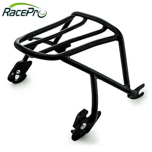 Hành Lý Phía Sau Giá Xe Máy Cứng Hành Lý Rack Tail Bracket Đen Đối Với Harley Davidson Sportster XL 1200 883 2004-2019