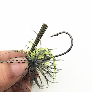 Top Right RJ301 tungsteno Jig gonne in Silicone tungsteno nuoto Jig Lure per la pesca dei bassi - Product Image 3