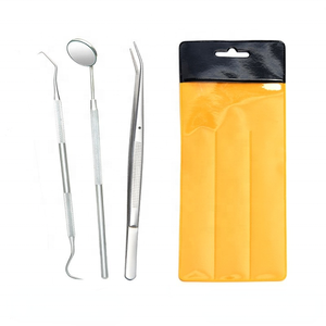 Strumento dentale IDO 3 pettorali Kit igiene dentale rimozione placca e tartaro, togling, bilancia dentale per denti con specchietto per bocca - Product Image 4