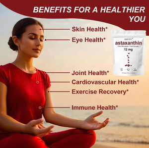 Suplementos Antioxidantes con Astaxantina Derivada de Microalgas Frescas en Cápsulas Blandas, Promueven una Piel y Ojos Saludables y un Bronceado Natural - Product Image 3