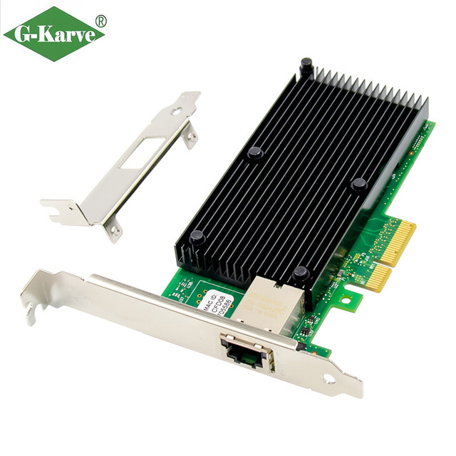 Reliable ST7217 PCIe X4 X550-T1 Internal Wired Single Port 1G Server Network Card for Data Center & Cloud Storage Applications