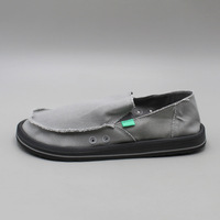 Prix d'usine Mocassins en toile pour hommes à bords effilochés, respirants, légers, à semelle plate, décontractés, sans lacets, pour la marche