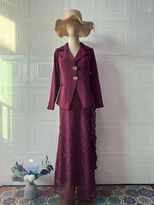 Abito lungo elegante e morbido a maniche lunghe, modello 2026, <span class=keywords><strong>pronto</strong></span> per la <span class=keywords><strong>moda</strong></span>, vestito a tutta lunghezza - Product Image 5